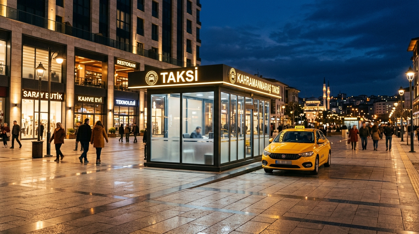 Kahramanmaraş Merkez Taksi Durağı ve İletişim Noktası
