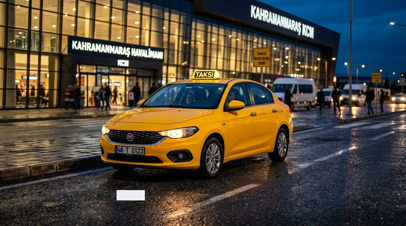Kahramanmaraş Havalimanı KCM Sarı Taksi